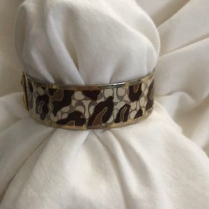 Coach Ocelot Print Bangle